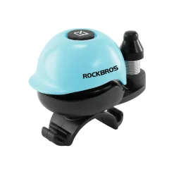 ROCKBROS 80DB Bike Bell Aluminum Alloy Helmet-Shaped Fits 22-34mm Handlebars