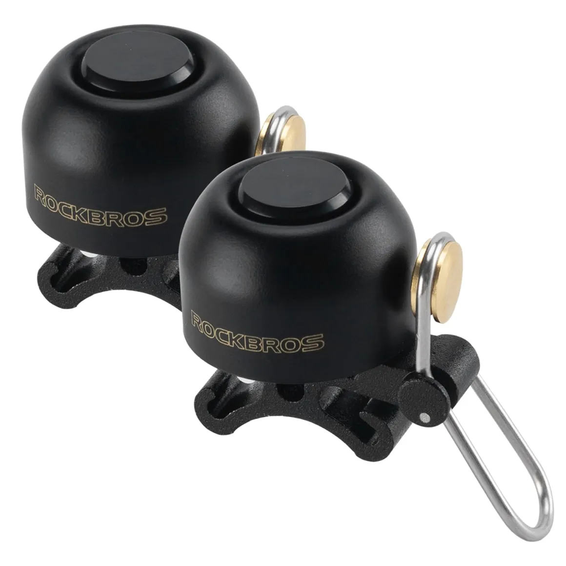 ROCKBROS 100dB Bike Bell, Loud Bicycle Bell for Adults & Kids, Fits 0.87-1.34in Handlebars