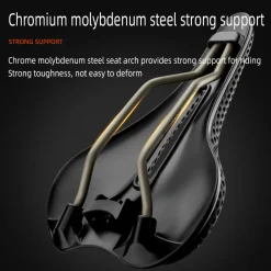 ROCKBROS 3D Carbon Fiber Bike Saddle Adaptive Custom Fit Seat for Men