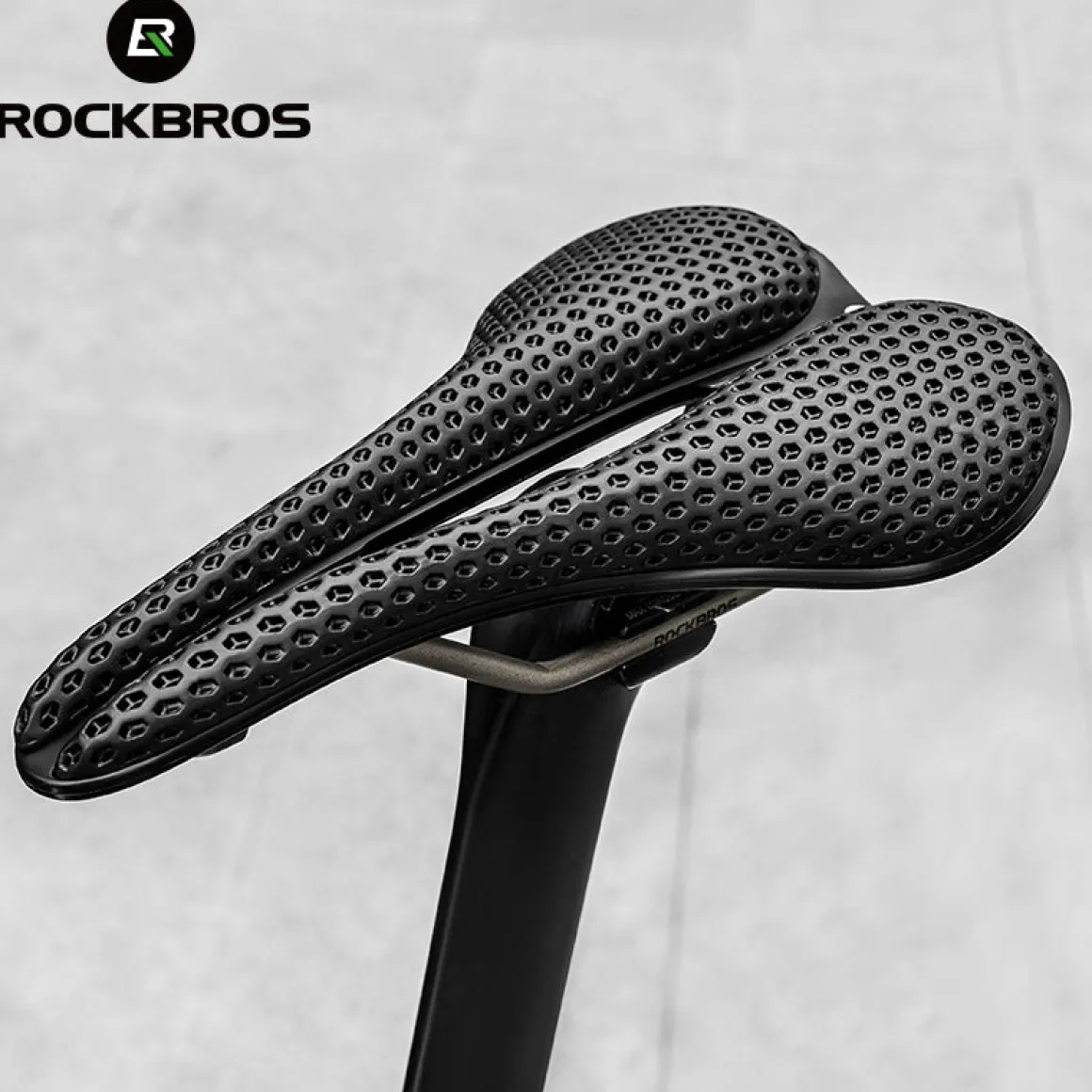 ROCKBROS 3D Carbon Fiber Bike Saddle Adaptive Custom Fit Seat for Men