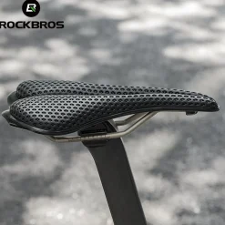 ROCKBROS 3D Carbon Fiber Bike Saddle Adaptive Custom Fit Seat for Men