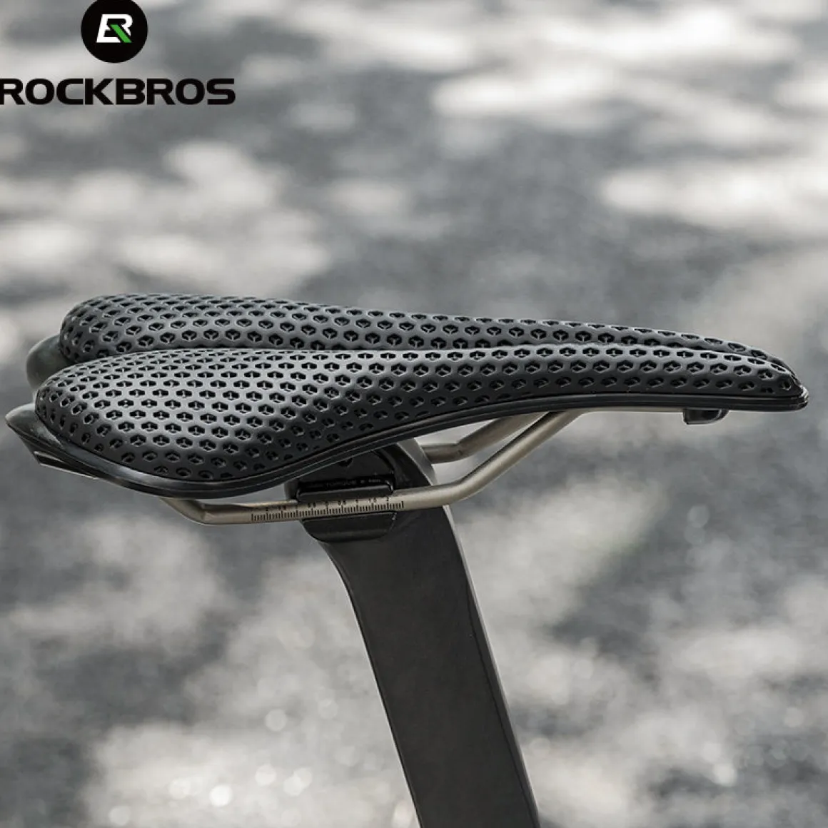ROCKBROS 3D Carbon Fiber Bike Saddle Adaptive Custom Fit Seat for Men