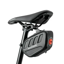 ROCKBROS 3D Shell Saddle Bike Seat Bag with Light Tail
