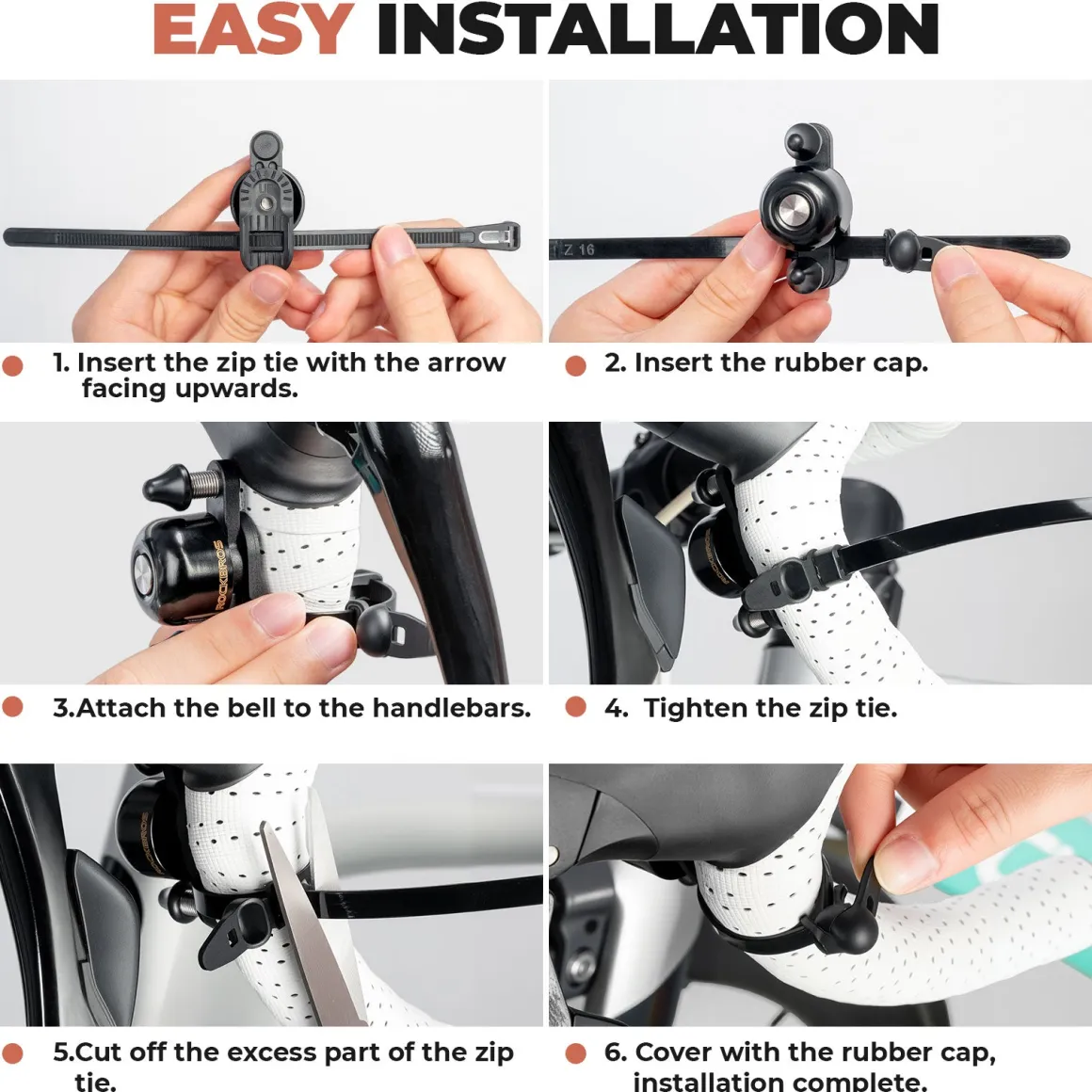 ROCKBROS Dual Hammer Bike Bell
