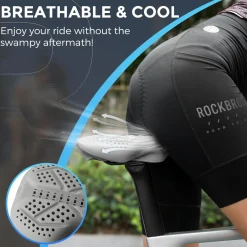 ROCKBROS Extra Soft Silicone Bike Seat Cushion – Anti-Slip, Breathable Cover