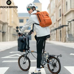 ROCKBROS Fashion Vintage Folding Bike Backpack