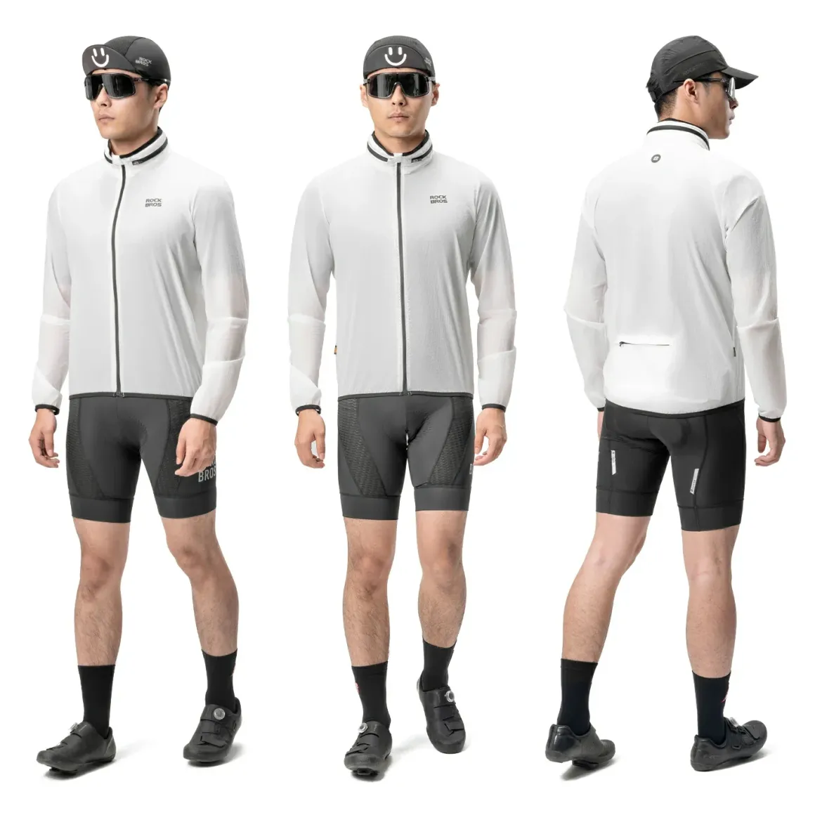 ROCKBROS Fluorescent Lightweight Cycling Phosphorescent Jacket Foldable