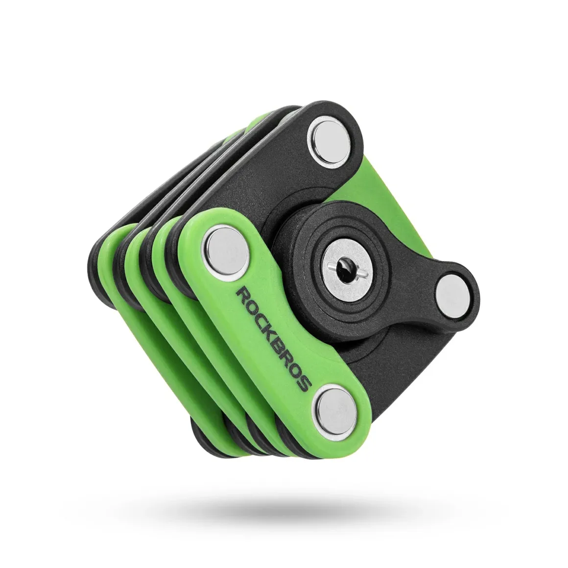 ROCKBROS Folding Bike Lock Anti-theft Alloy Lock with Mounting Bracket