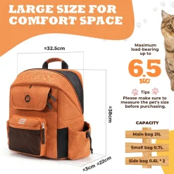 ROCKBROS Folding Bike Pet Bag Backpack