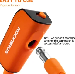ROCKBROS 3ft Bike Cable Lock - Secure, Lightweight with Mounting Bracket