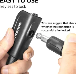 ROCKBROS 3ft Bike Cable Lock - Secure, Lightweight with Mounting Bracket