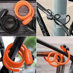 ROCKBROS 3ft Bike Cable Lock - Secure, Lightweight with Mounting Bracket