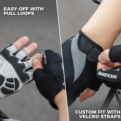 ROCKBROS Half-Finger Gel Padded Cycling Gloves Summer