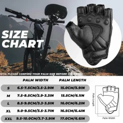 ROCKBROS Half-Finger Gel Padded Cycling Gloves Shock-Absorbing for Men Women