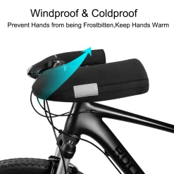 ROCKBROS Handlebar Mittens - Cold Weather Windproof MTB Bar Covers