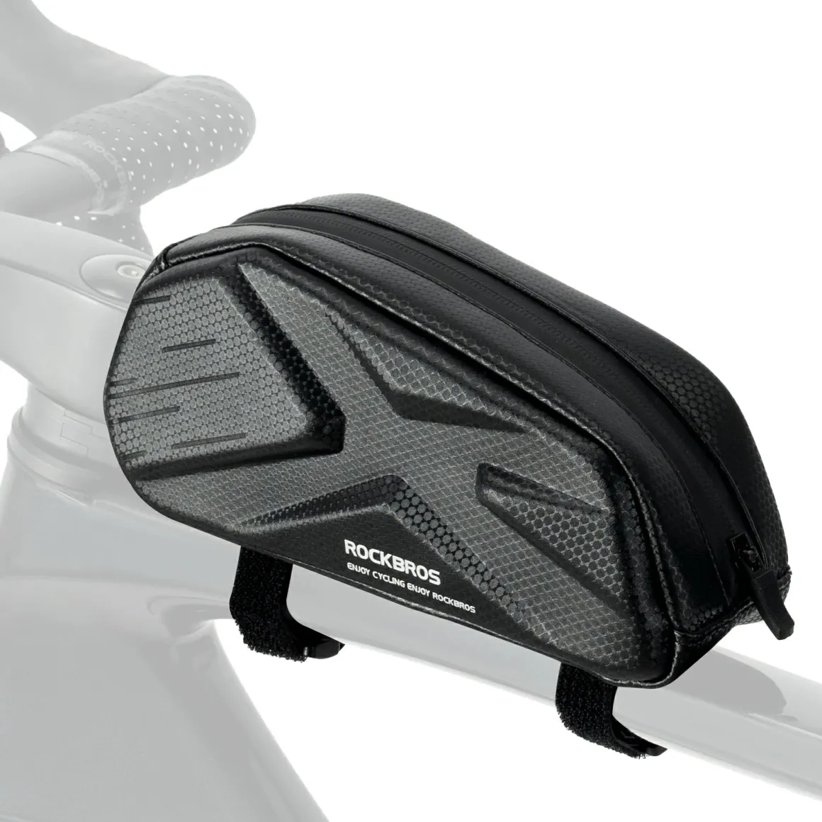 ROCKBROS 076 Hard Shell Bike Top Tube Frame Bag Pouch 1.4L