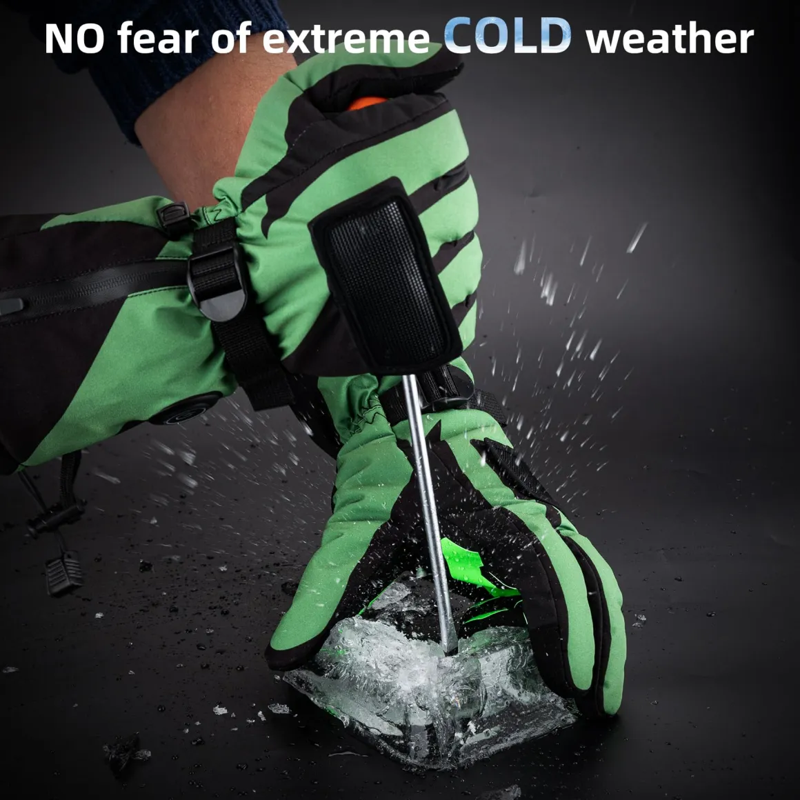 ROCKBROS Heated Gloves, Rechargeable Winter Touchscreen Hand Warmers for Men Women