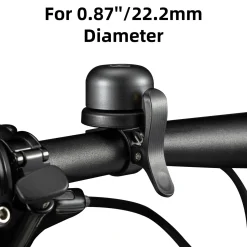 ROCKBROS Hidden AirTag Bike Bell, Anti-Theft GPS Tracker for 0.87"/22.2mm, 1"/25.4mm, 1.25"/31.8mm Handlebars