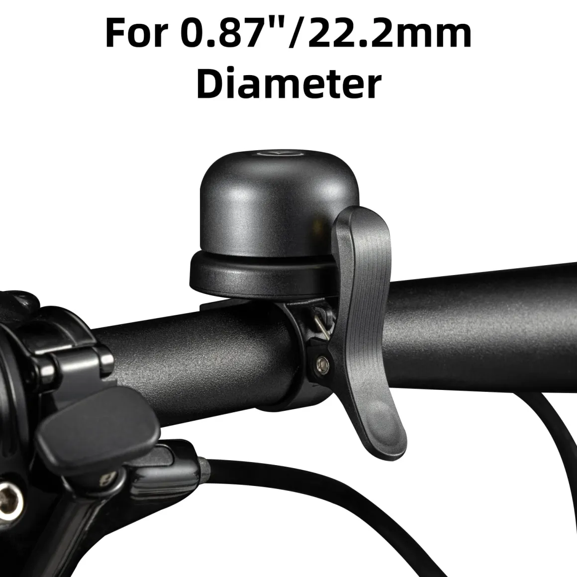 ROCKBROS Hidden AirTag Bike Bell, Anti-Theft GPS Tracker for 0.87"/22.2mm, 1"/25.4mm, 1.25"/31.8mm Handlebars