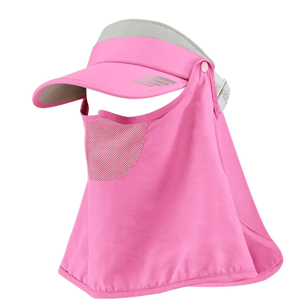 ROCKBROS Ice Silk Full Face Sunhat 360° Anti-UV Adjustable Hiking Fishing Cap