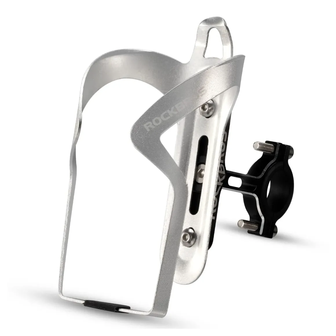 ROCKBROS 2-in-1 Bike Cup Holder Adjustable Bottle Cage for Handlebars & Seat Post