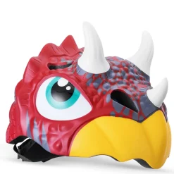 ROCKBROS Kids Cartoon Dinosaur Helmet Adjustable Lightweight