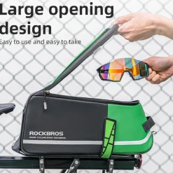 ROCKBROS Large Capacity Bike Carrier Bag - Waterproof, Multi-functional, 4L