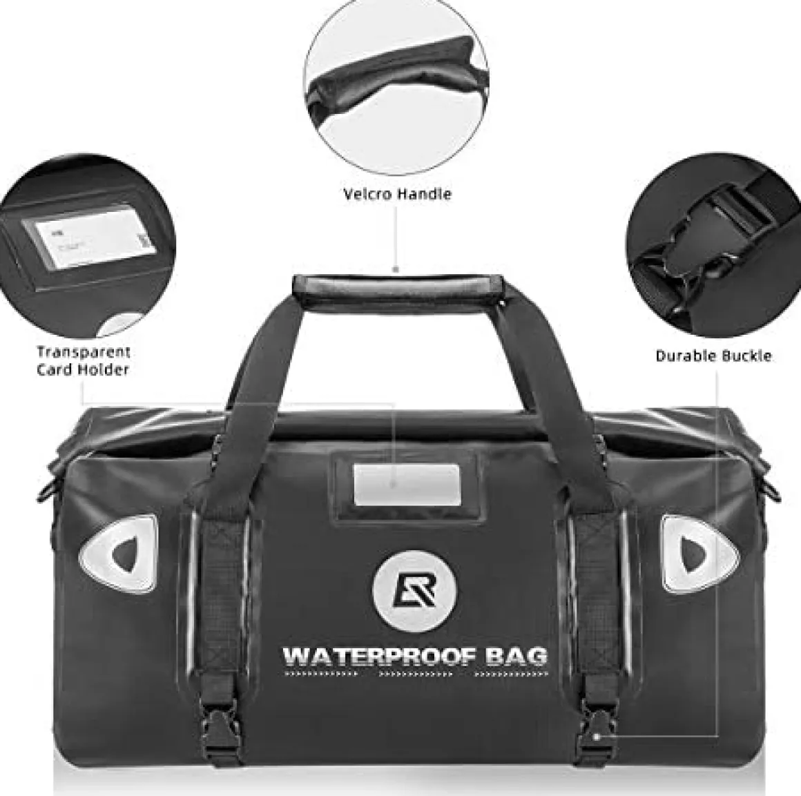 ROCKBROS 60L Dry Duffel Waterproof Duffel Bag Motorcycle Travel Bag