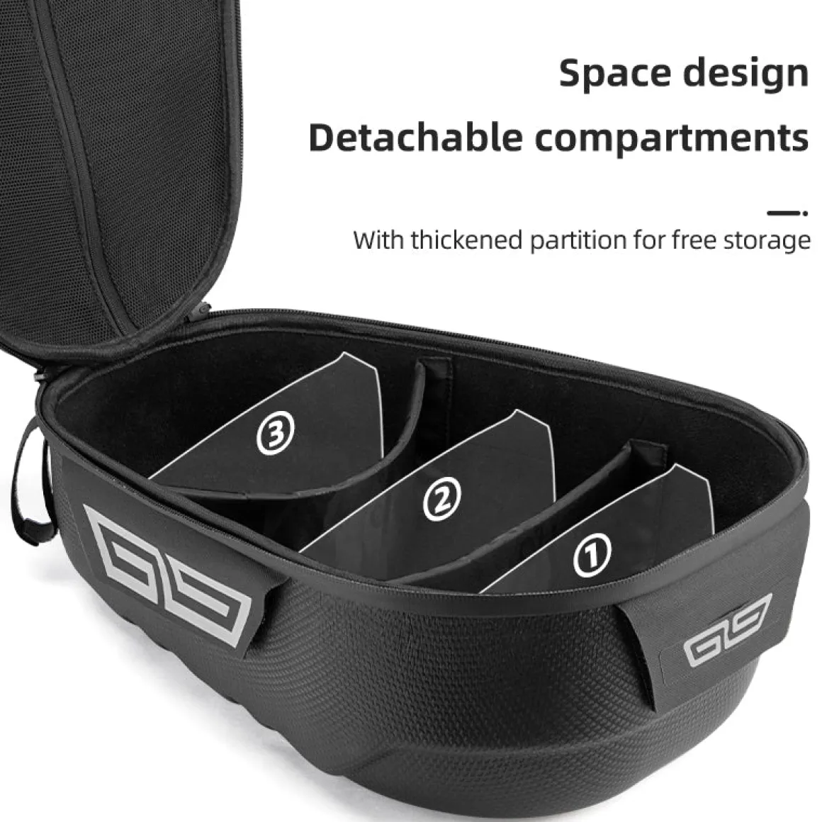 ROCKBROS 12L Hard Shell Rainproof MTB Road Bike Saddle Rear Rack Bag with Bike Cargo Rack