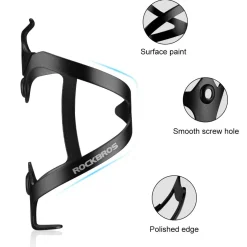 ROCKBROS Lightweight Aluminum Bike Water Bottle Cage - Durable Holder