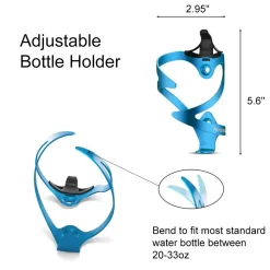 ROCKBROS Lightweight Aluminum Bike Water Bottle Cage - Durable Holder