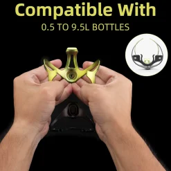 ROCKBROS Lightweight Aluminum Bike Water Bottle Cage Secure Adjustable Holder for Cycling
