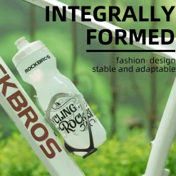 ROCKBROS Lightweight Aluminum Bike Water Bottle Cage Secure Adjustable Holder for Cycling