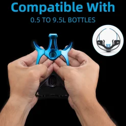 ROCKBROS Lightweight Aluminum Bike Water Bottle Cage Secure Adjustable Holder for Cycling