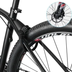 ROCKBROS Lightweight Bike Lock Cable 12MM Anti-Theft Combination Lock