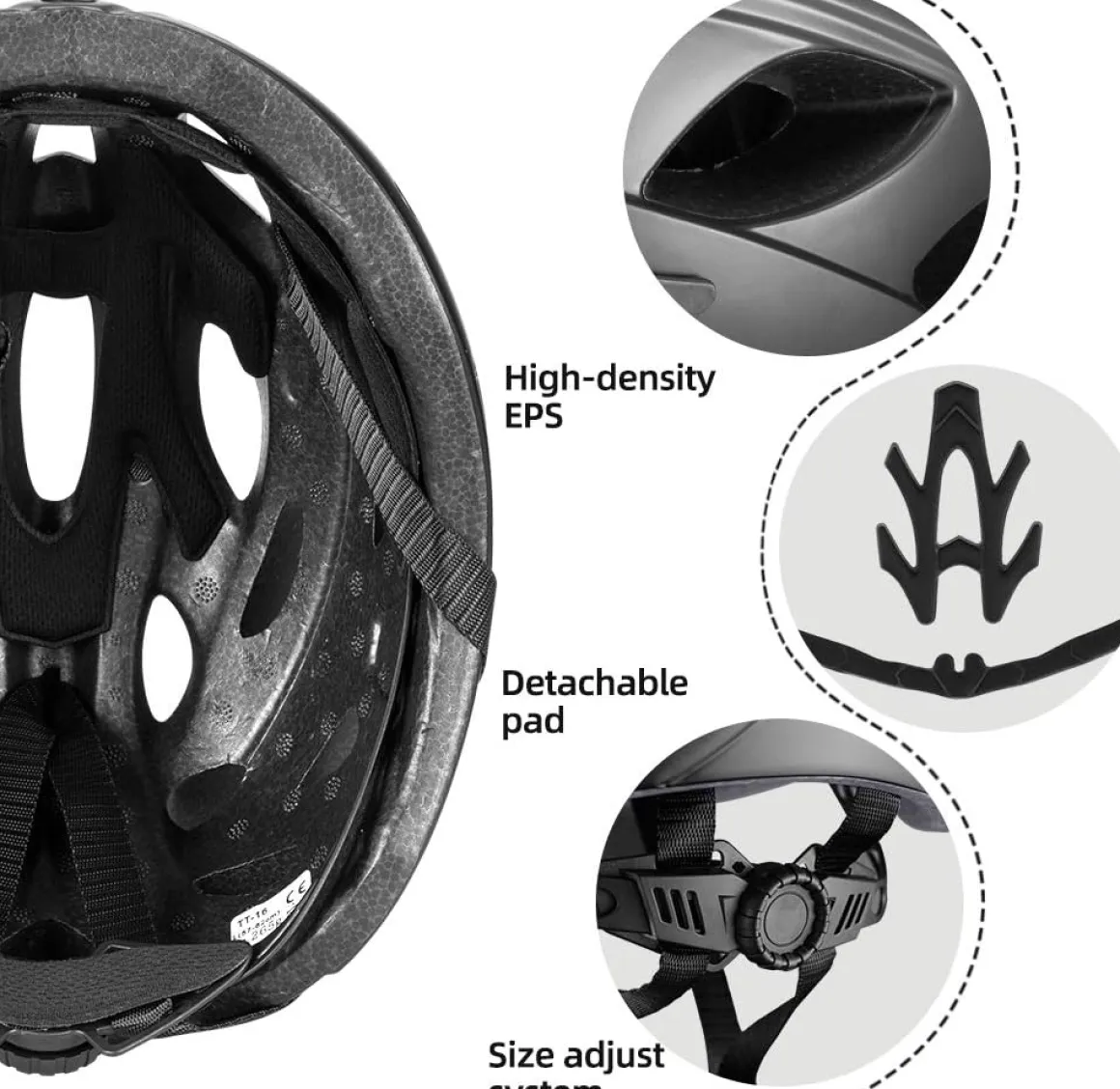ROCKBROS Lightweight Cycling Helmet with Removable Goggles Sun Visor