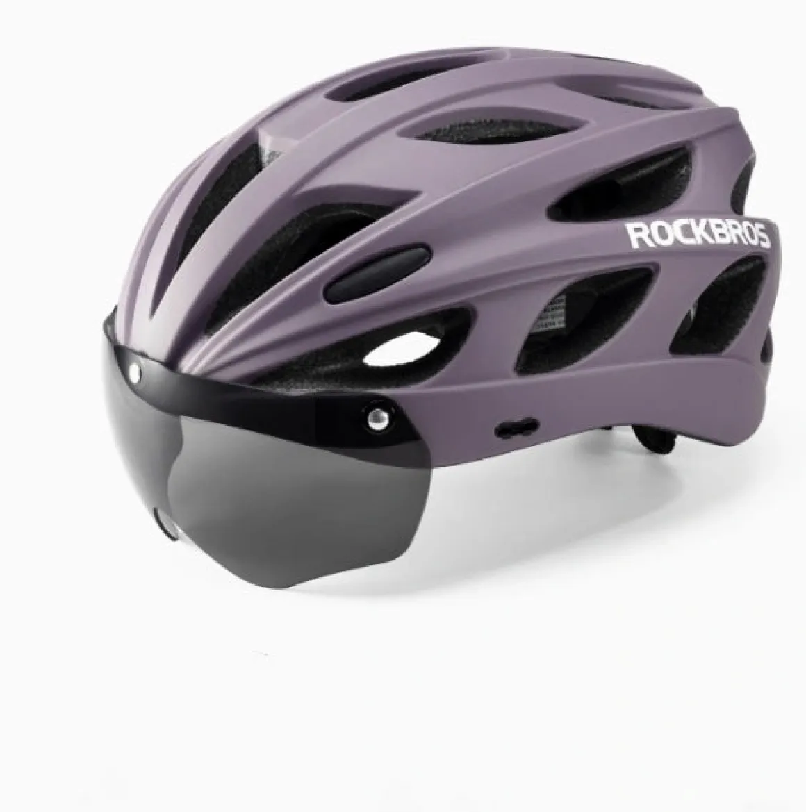 ROCKBROS Lightweight Cycling Helmet with Removable Goggles Sun Visor