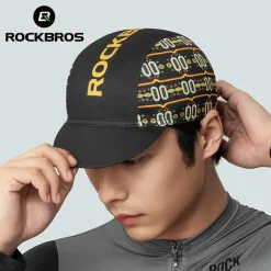 ROCKBROS Lightweight Frog Cycling Cap Breathable, UV Protection, Flip-up Brim Helmet Compatible