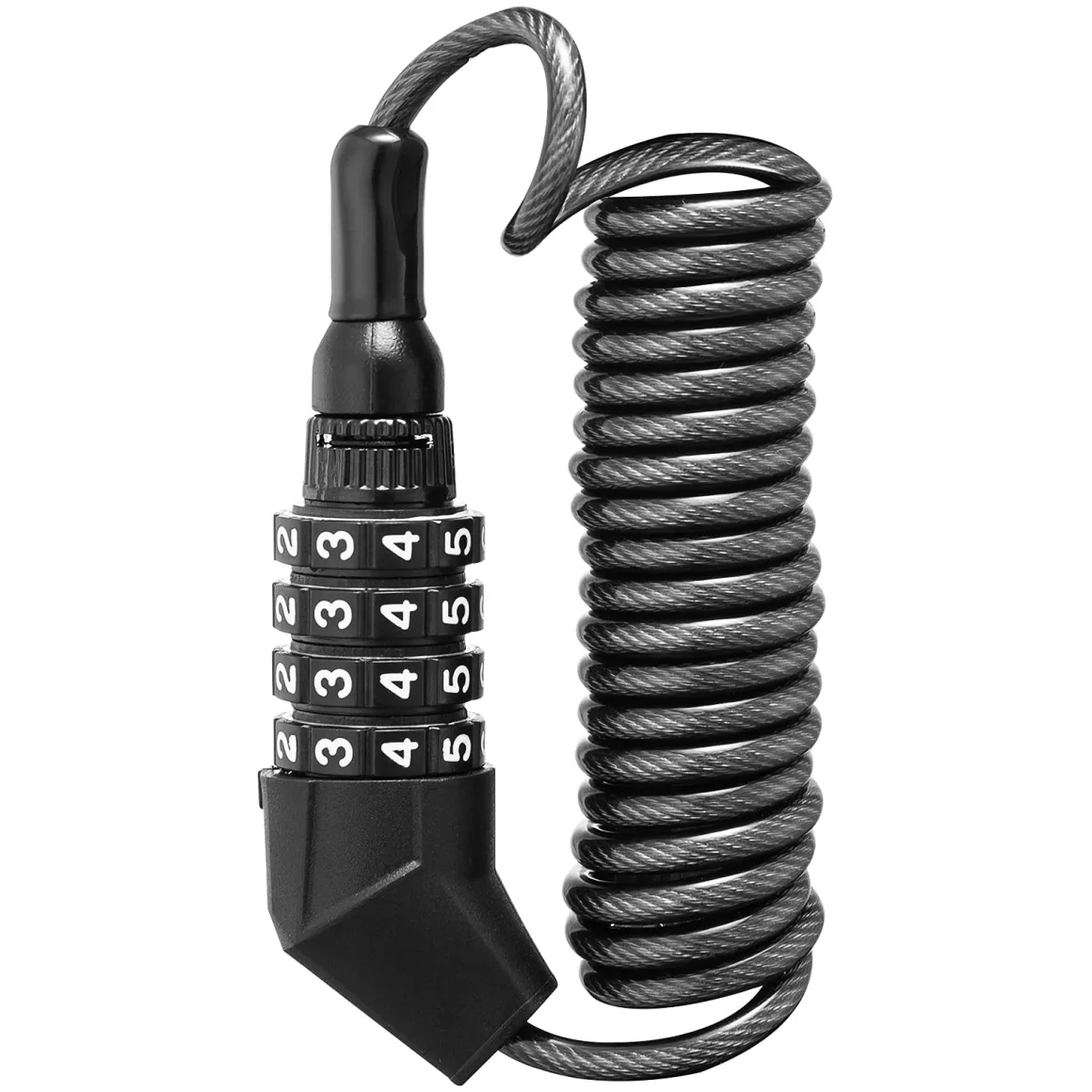 ROCKBROS Lightweight Helmet Lock, Resettable Combination Cable Lock for Bike & Luggage