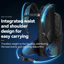 ROCKBROS Lightweight 20L Multi-functional Backpack for Travel, Hiking, and Daily Use