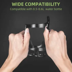 ROCKBROS Lightweight Slide Entry Bike Water Bottle Cage Adjustable Drink Holder