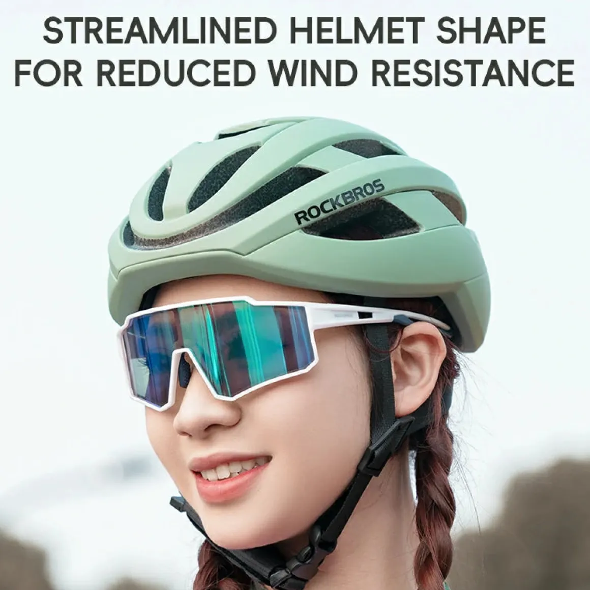 ROCKBROS LK-12 Flowing Light Cycling Bike Helmet