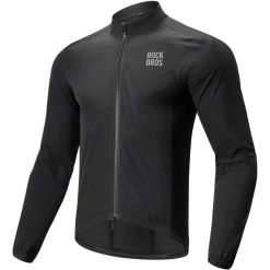 ROCKBROS Long-Seeved Cycling Windbreaker Jacket Foldable