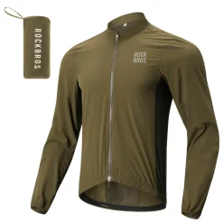 ROCKBROS Long-Seeved Cycling Windbreaker Jacket Foldable