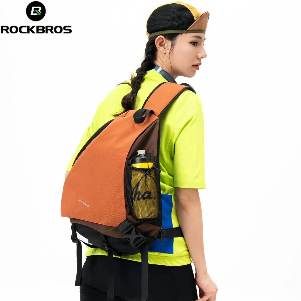 ROCKBROS 11.5L Sling Crossbody Backpack Shoulder Magnetic Buckle Travel Bag