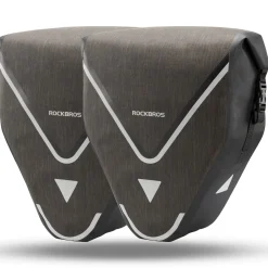 ROCKBROS 20L Triangle Waterproof Bike Rear Rack Pannier Bag for Grocery Touring Cycling