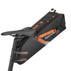 ROCKBROS 10L Waterproof Bike Saddle Bag Large Capacity Easy Install
