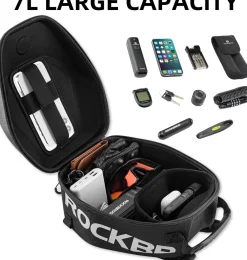 ROCKBROS 7L Waterproof Motorcycle Tank Bag Touchscreen Phone Pouch