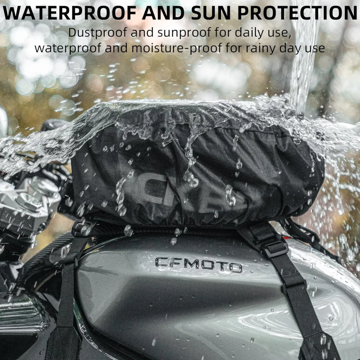 ROCKBROS 7L Waterproof Motorcycle Tank Bag Touchscreen Phone Pouch