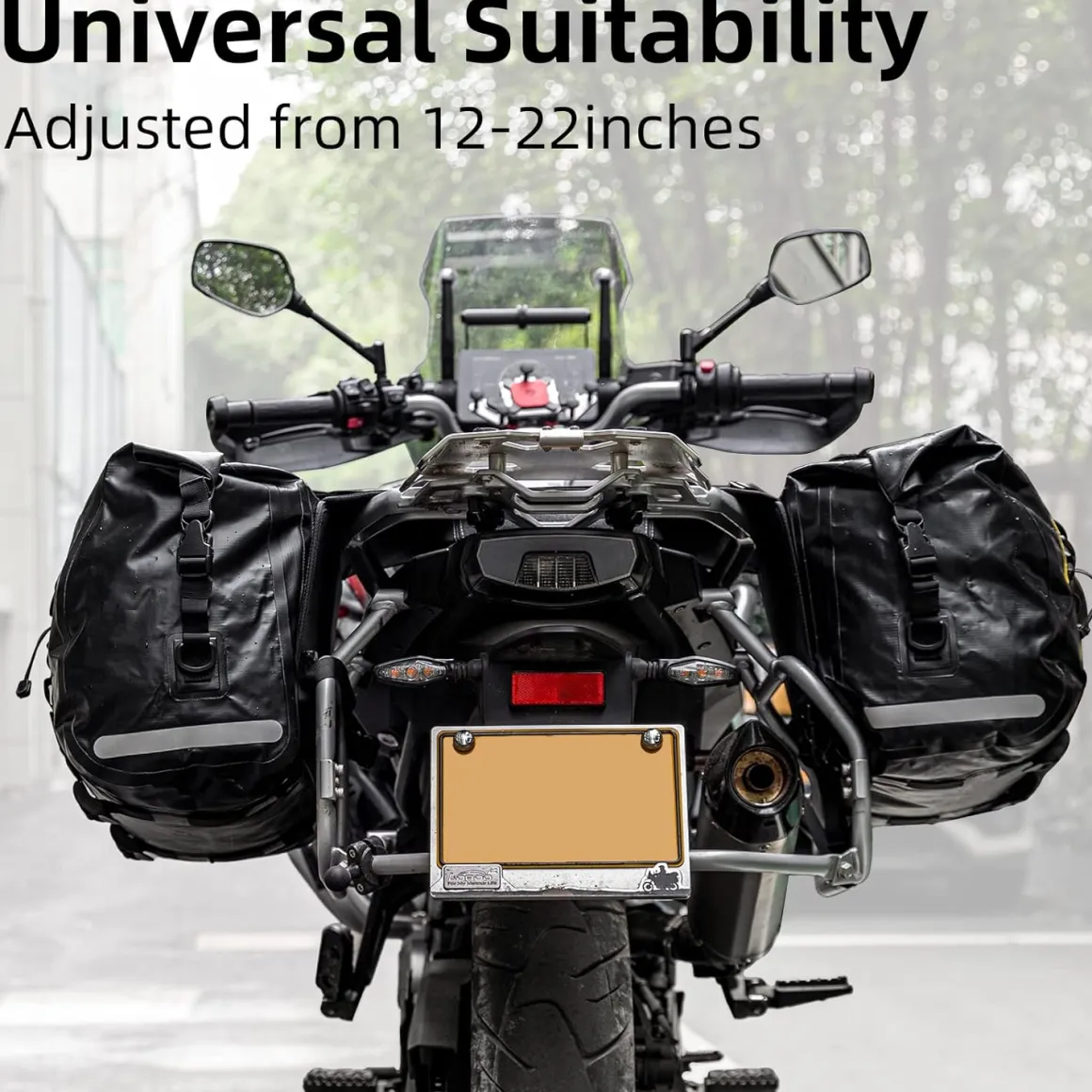 ROCKBROS 60L Waterproof Motorcycle Saddle Bags Durable Removable 2 PCS